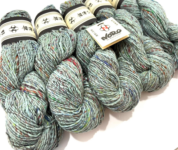 Noro Madara Wool Silk Alpaca Worsted Bulky Weight Luxury Soft Yarn Knitting Crochet Sweaters Cardigans Shawls Shrugs Scarfs Hats with Stunning Color Depth