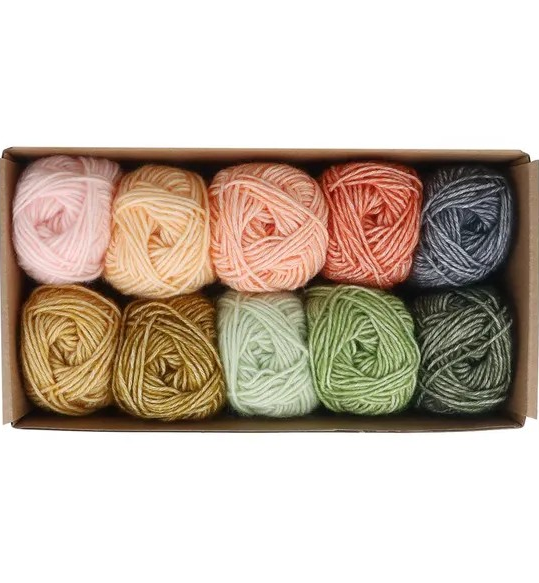 Scheepjes Color Pack Stone Washed Sport Yarn Set Gift Boxes Softfun Cotton Acrylic DK Schachenmayr Catania Baby Box Gift for Crochet Lover and Knitter Beginner Friendly and Holiday Gifting
