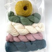 Mystery Yarn 100% Wool Non-Superwash Yarn Mystery Bundle Gift for Knitter Crocheter 250g Fingering Sport Worsted Surprise Curated Gift Bag Natural Fibers