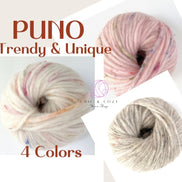 Puno by Gepard Garn Bulky Yarn Crochet Cardigan Sweater Knitting Wool Blanket Girly Pink Yarn Wool Baby Alpaca Merino Wool Recycled Wool
