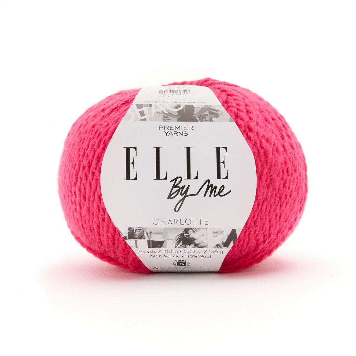 Bulky Yarn Wool Blend Acrylic Perfect for Crochet Blankets Baby Clothes Knitted Hats ELLE by Me Charlotte Premier Beginner Friendly 125g Multicolor 150g Solid