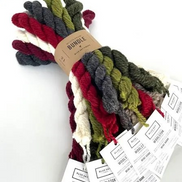 Christmas Yarn Red Green Holiday Cheer Woolstok Bundle Christmas Tree Knit Decor Ornament Garland Holiday Gift Craft Festive Handmade Present Wrapping Accents