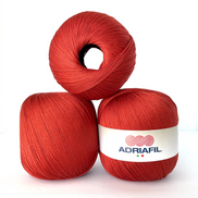 Egyptian Cotton Yarn 200g Quality Cotton One Ball Project Yarn Fast Knitting and Crocheting Summer Top Baby Clothe Tank Tee Snappy Ball by Adriafil Made in Italy