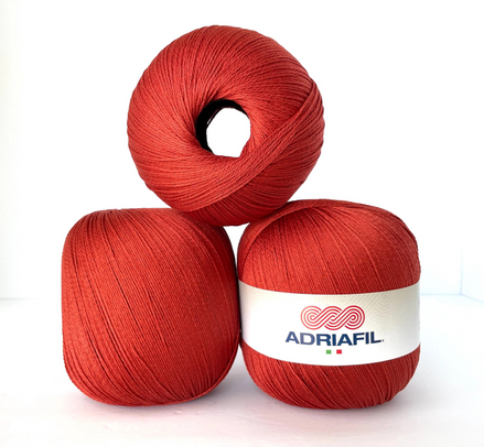 Egyptian Cotton Yarn 200g Quality Cotton One Ball Project Yarn Fast Knitting and Crocheting Summer Top Baby Clothe Tank Tee Snappy Ball by Adriafil Made in Italy