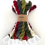 Christmas Yarn Red Green Holiday Cheer Woolstok Bundle Christmas Tree Knit Decor Ornament Garland Holiday Gift Craft Festive Handmade Present Wrapping Accents