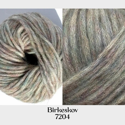 Snefnug Watercolors by CaMaRose Yarn Soft Natural Fiber Blend Lightweight Worsted Yarn Beautiful Mélange Multicolor Yarn for Knitting Sweaters and Cardigans Alpaca Organic Cotton Merino Wool