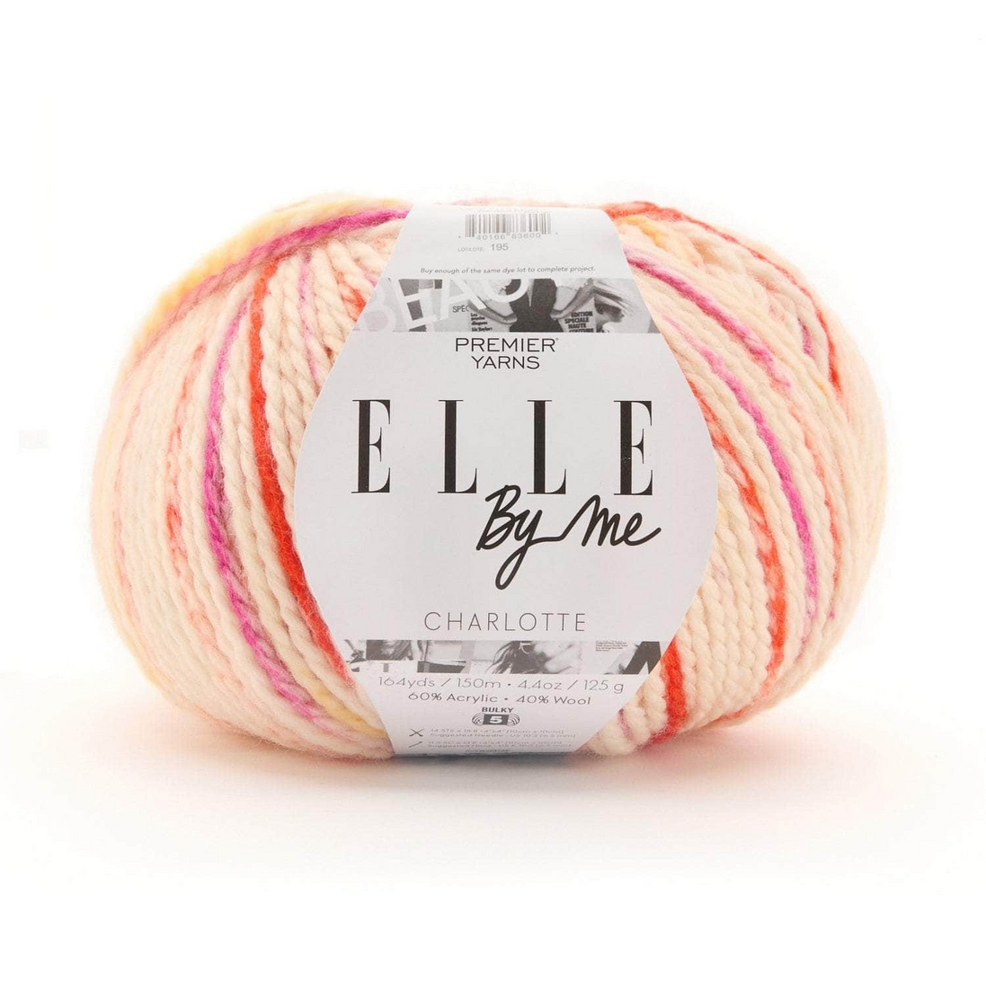 Bulky Yarn Wool Blend Acrylic Perfect for Crochet Blankets Baby Clothes Knitted Hats ELLE by Me Charlotte Premier Beginner Friendly 125g Multicolor 150g Solid