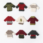 Christmas Yarn Red Green Holiday Cheer Woolstok Bundle Christmas Tree Knit Decor Ornament Garland Holiday Gift Craft Festive Handmade Present Wrapping Accents