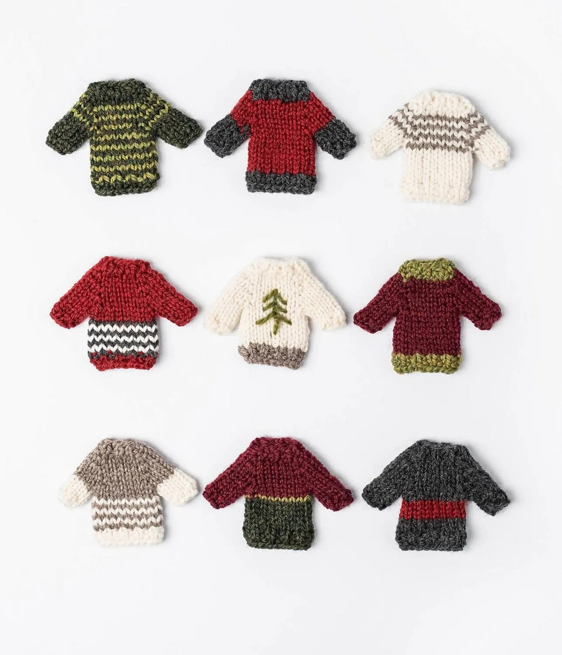 Christmas Yarn Red Green Holiday Cheer Woolstok Bundle Christmas Tree Knit Decor Ornament Garland Holiday Gift Craft Festive Handmade Present Wrapping Accents