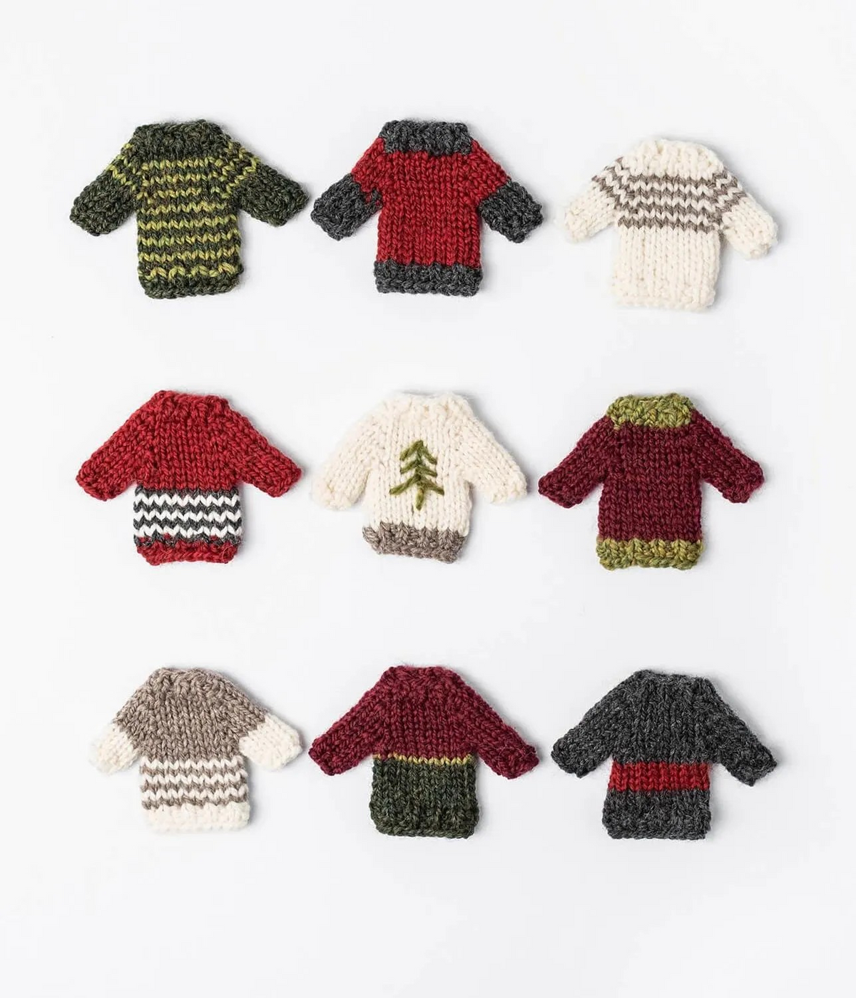 Christmas Yarn Red Green Holiday Cheer Woolstok Bundle Christmas Tree Knit Decor Ornament Garland Holiday Gift Craft Festive Handmade Present Wrapping Accents