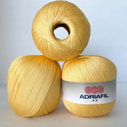 Egyptian Cotton Yarn 200g Quality Cotton One Ball Project Yarn Fast Knitting and Crocheting Summer Top Baby Clothe Tank Tee Snappy Ball by Adriafil Made in Italy