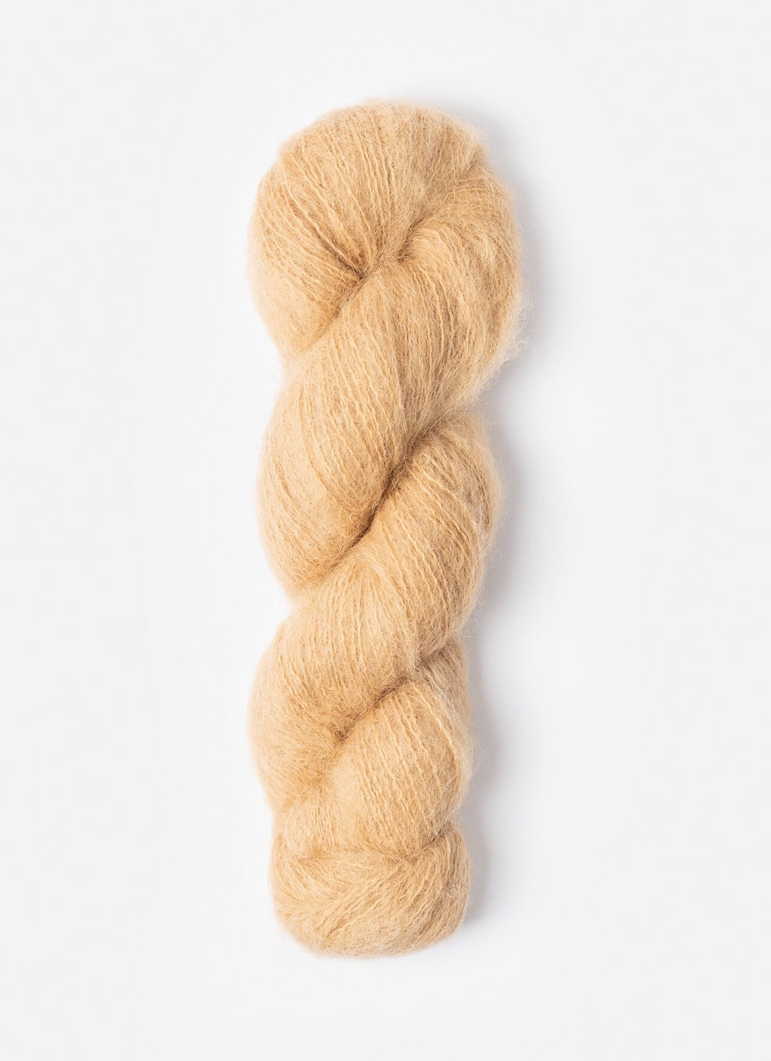 Suri Alpaca Yarn Brushed Suri Alpaca Hand Dyed Alternative Mohair Substitute Blue Sky Prairie Lace Bulky Gift Idea Knit Crochet Yarn 50g