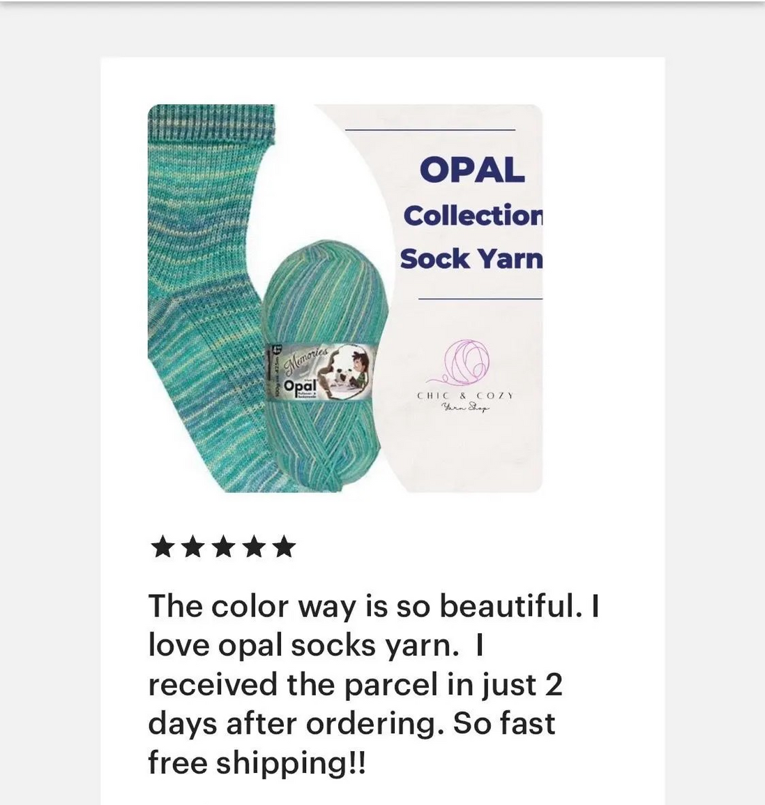 Sock Yarn Opal Yarn Sock 1 Ball = Pair Of Socks Fingering Weight Wool Nylon Blue Green Multicolor Wool Soft Comfy Warm Resistant