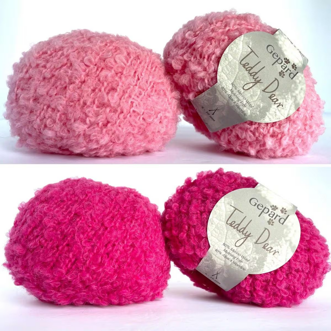 Teddy Yarn Soft Looped Gepard Boucle Yarn for Knitting Crochet Project Super Bulky Weight Gift Idea Baby Outfit Sweater Cardigan Scarf Hat