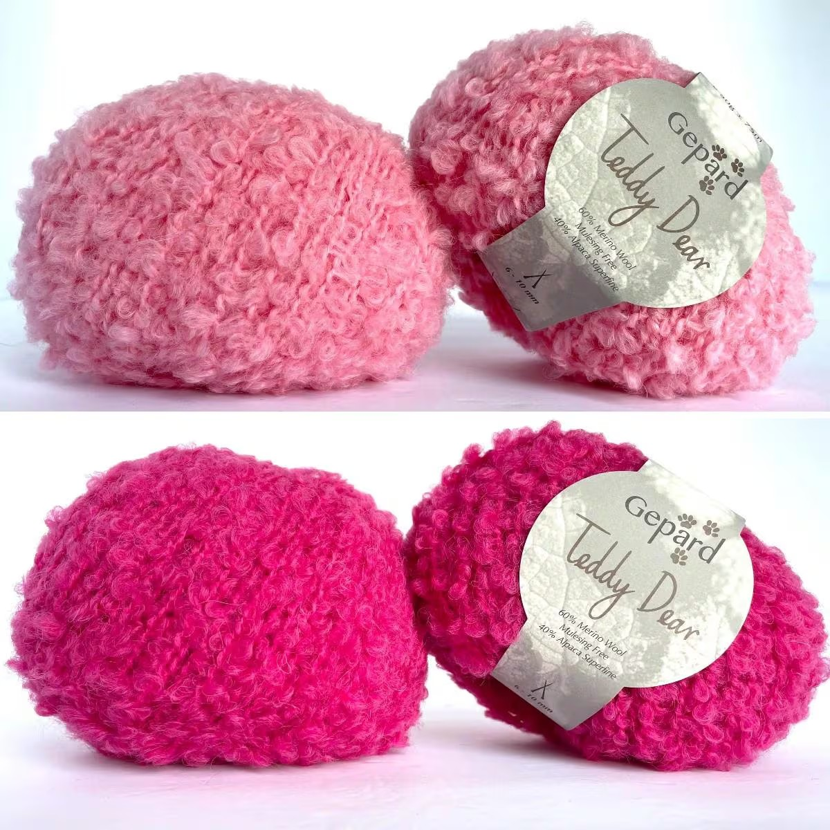 Teddy Yarn Soft Looped Gepard Boucle Yarn for Knitting Crochet Project Super Bulky Weight Gift Idea Baby Outfit Sweater Cardigan Scarf Hat