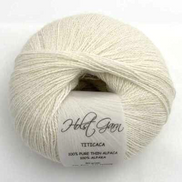 Holst Garn Titicaca Yarn is a Lace Weigh Plump Fluffy Alpaca with Soft Halo Ideal for Mohair Replacement in many colors like Pink Green Red Gray Blue Beige White Purple Brown