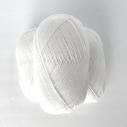 Solid Color Sock Yarn 100gram for Full Sock or Contrast Heel Toe Cuff Leg Gusset Uni Color Aktiv Yarn Fingering White Accent Yarn Complement