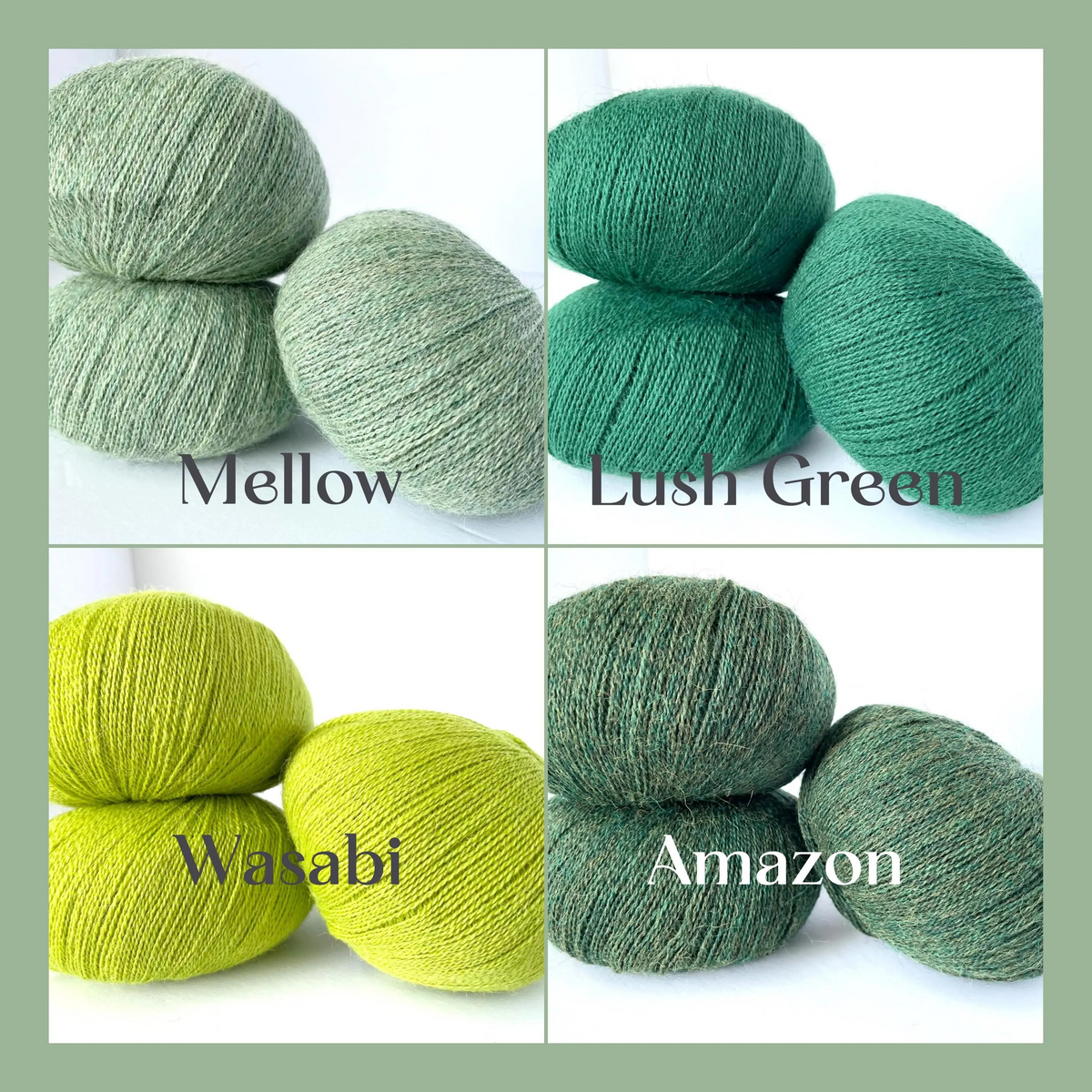 Holst Garn Titicaca Yarn is a Lace Weigh Plump Fluffy Alpaca with Soft Halo Ideal for Mohair Replacement in many colors like Pink Green Red Gray Blue Beige White Purple Brown