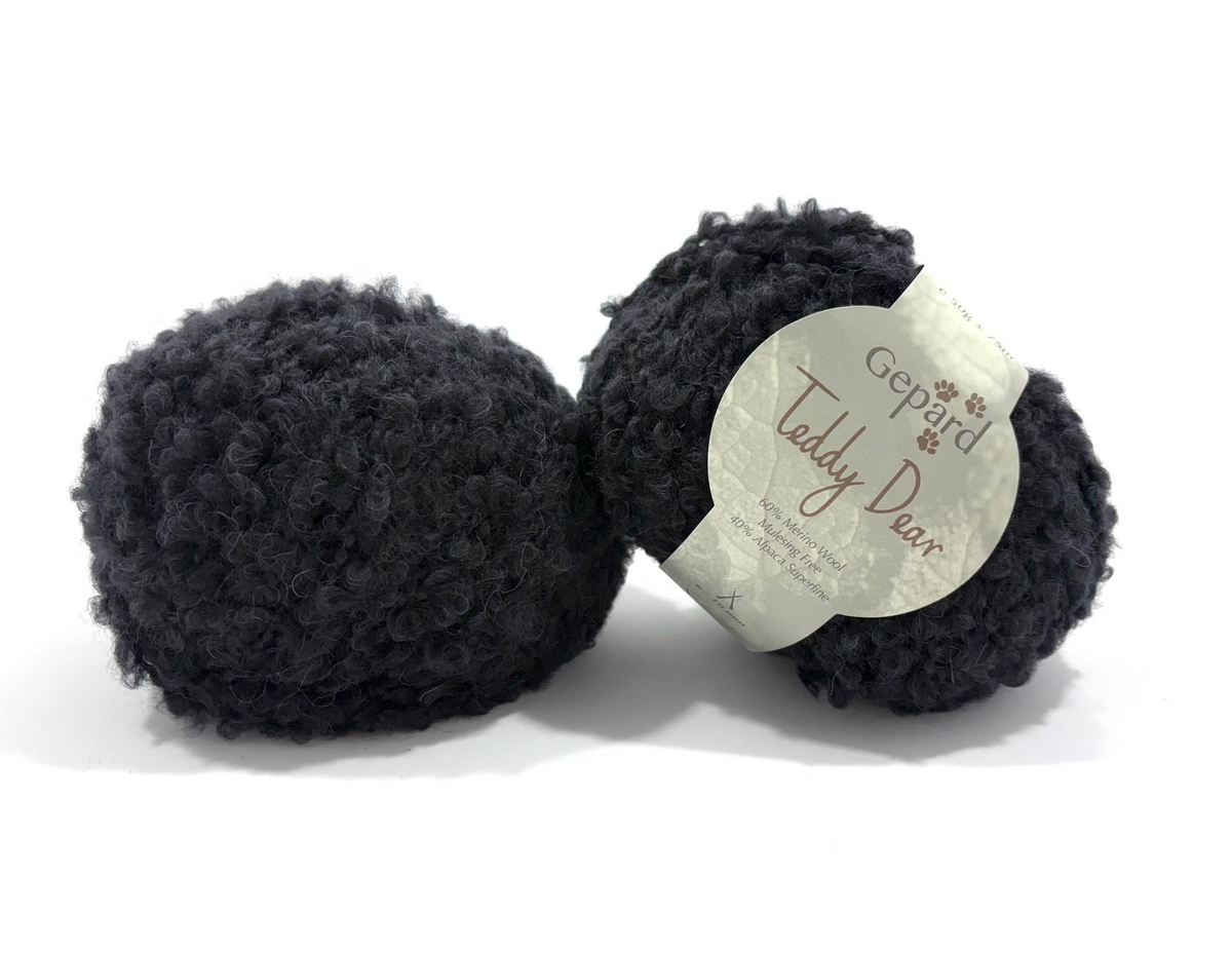 Teddy Yarn Soft Looped Gepard Boucle Yarn for Knitting Crochet Project Super Bulky Weight Gift Idea Baby Outfit Sweater Cardigan Scarf Hat