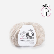 Alpaca Cotton Yarn Airy Blown Yarn Light and Soft Wool Fluffy Yarn for Sweaters Shawls Sport DK Weight Alpa Cotton by BettaKnit Italian Wool