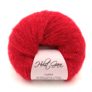 Baby Alpaca Silk Merino Wool Yak Blend Best Alternative for Mohair by Holst Garn Lucia Luxurious Lace Yarn Trendy Colors Replacement Mohair Comfort Colors Not Shed
