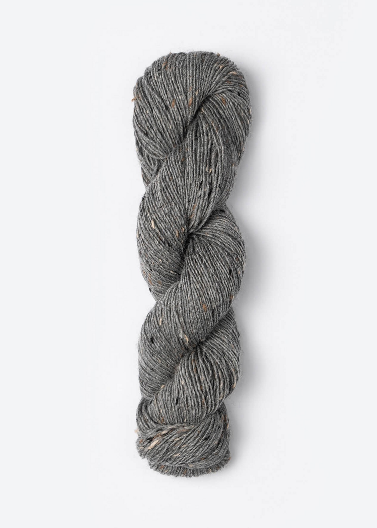 Blue Sky Fibers Woolstok Tweed Light Donegal Yarn Fingering Weight Neutral Flecks Ideal for Colorwork Cables Ribbing and Textured Knitting and Crochet Projects