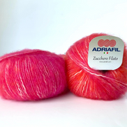 Fluff Yarn Quality Wool Knitting Crochet DK Worsted Bulky Solid Colors and Bicolor Effect Yarn Light Fun Sweater Posh Casual Cardigan Gift Knit Project Crochet Garment Zucchero Filato by Adriafil