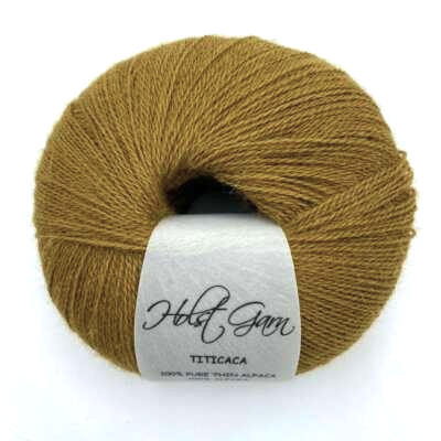 Holst Garn Titicaca Yarn is a Lace Weigh Plump Fluffy Alpaca with Soft Halo Ideal for Mohair Replacement in many colors like Pink Green Red Gray Blue Beige White Purple Brown