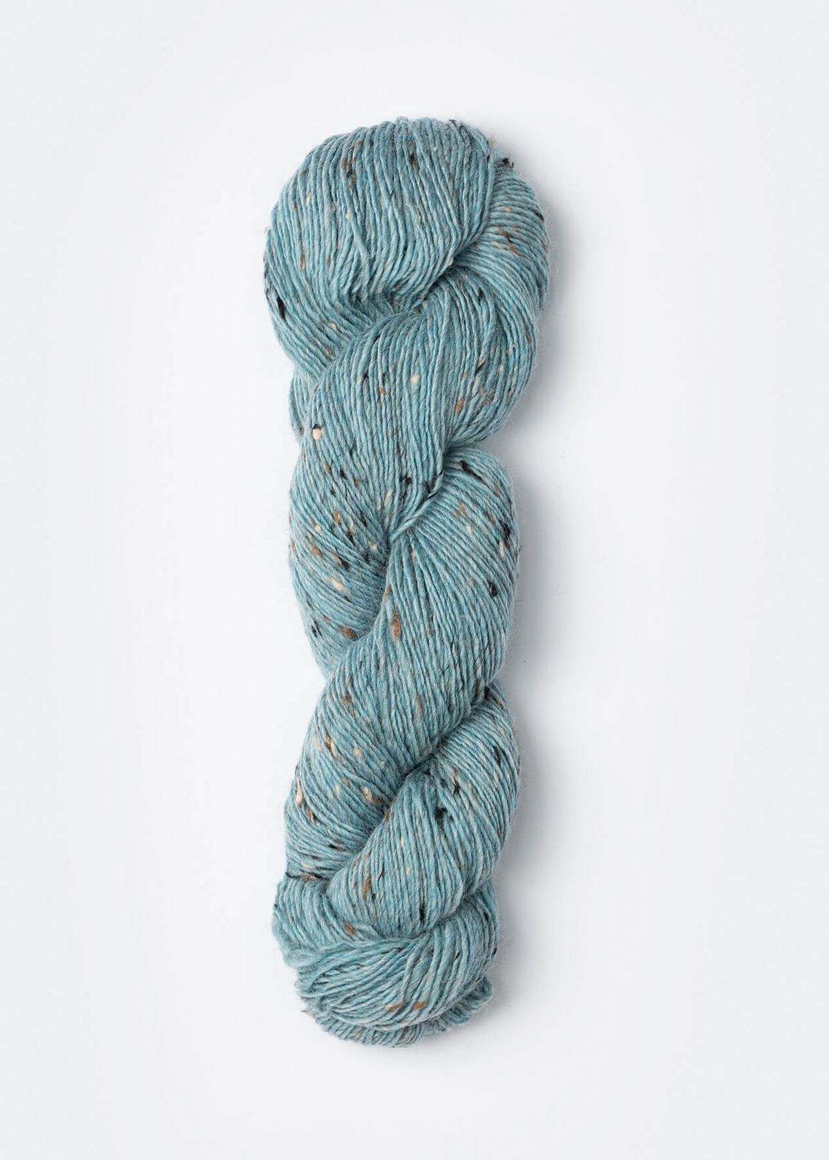 Blue Sky Fibers Woolstok Tweed Light Donegal Yarn Fingering Weight Neutral Flecks Ideal for Colorwork Cables Ribbing and Textured Knitting and Crochet Projects