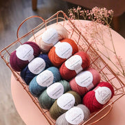 Merino Wool Fingering Yarn by Lise Tailor Autumn Color Knitting Soft Yarn Sensitive Skin Baby Sweater Shawls Hats Scarfs Cowls Mittens Superwash Merino Yarn Made in France