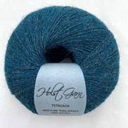 Holst Garn Titicaca Yarn is a Lace Weigh Plump Fluffy Alpaca with Soft Halo Ideal for Mohair Replacement in many colors like Pink Green Red Gray Blue Beige White Purple Brown
