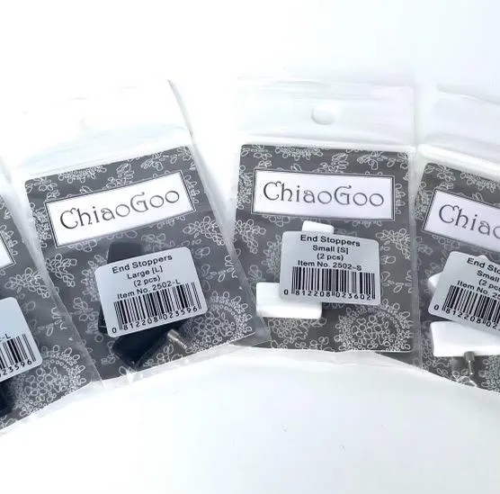 Chiaogoo Adapter Knitting Cable Connector Size Small Large Joiner End Cap Cable End Stopper Interchangeable Adapter Pack Tool Accessory Set