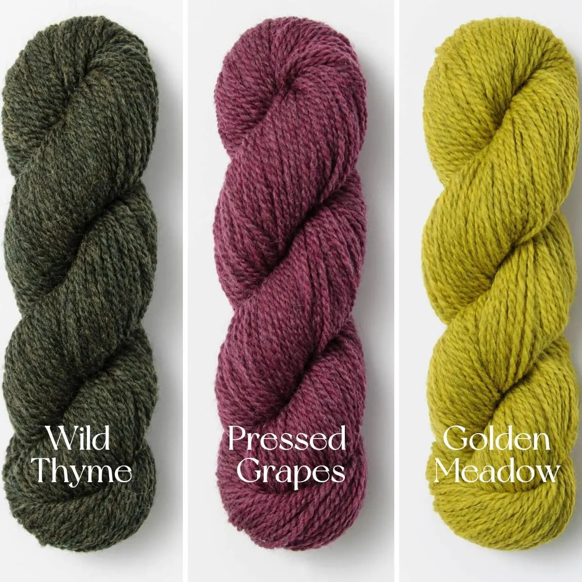 Blue Sky Fibers Woolstok Worsted Yarn 50g 100% Fine Highland Wool Soft Peruvian Wool Yarn with beautiful stitch definition Perfect for sweaters hats scarves colorwork and more