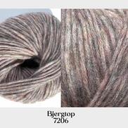 Snefnug Watercolors by CaMaRose Yarn Soft Natural Fiber Blend Lightweight Worsted Yarn Beautiful Mélange Multicolor Yarn for Knitting Sweaters and Cardigans Alpaca Organic Cotton Merino Wool