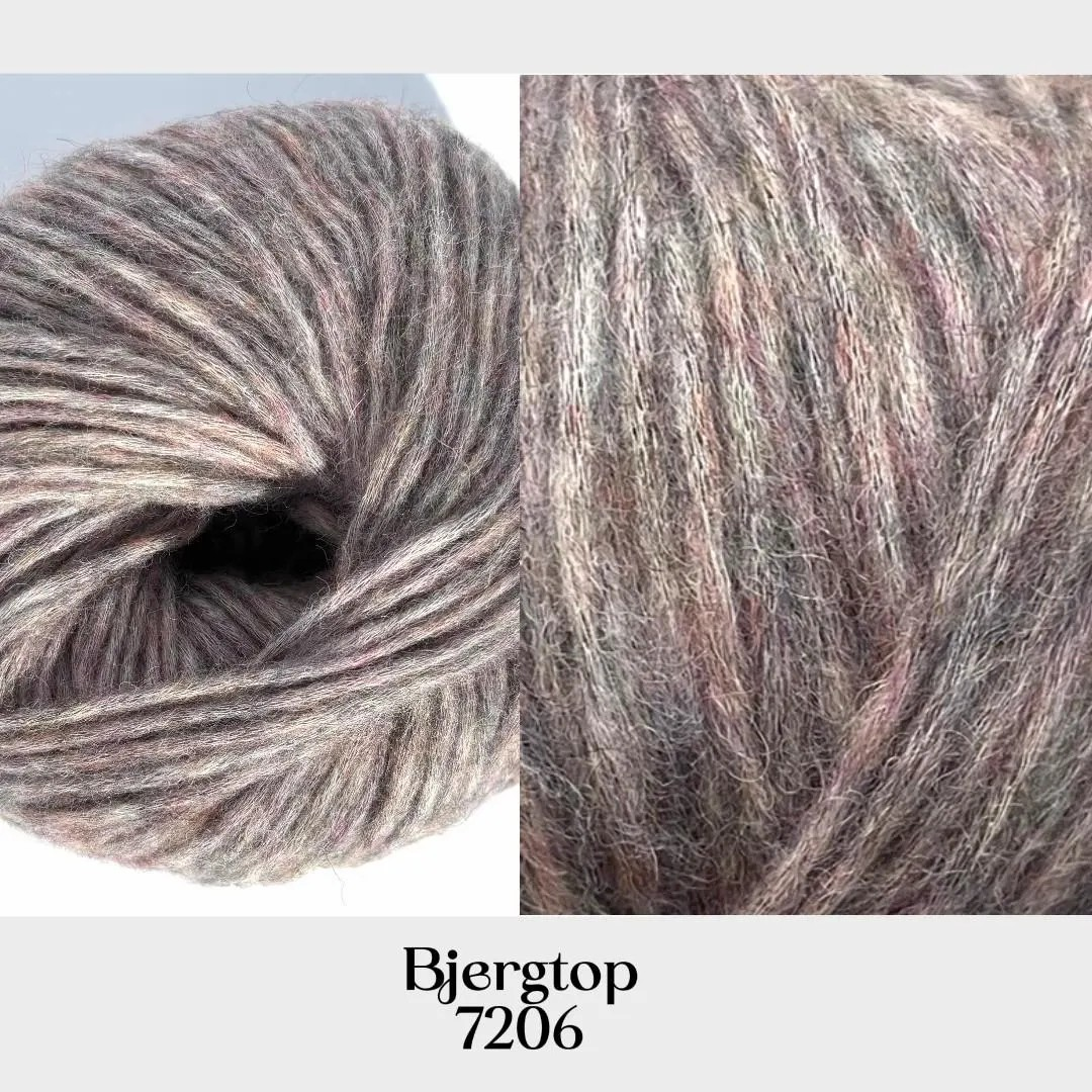 Snefnug Watercolors by CaMaRose Yarn Soft Natural Fiber Blend Lightweight Worsted Yarn Beautiful Mélange Multicolor Yarn for Knitting Sweaters and Cardigans Alpaca Organic Cotton Merino Wool