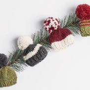 Christmas Yarn Red Green Holiday Cheer Woolstok Bundle Christmas Tree Knit Decor Ornament Garland Holiday Gift Craft Festive Handmade Present Wrapping Accents