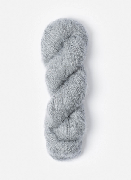 Suri Alpaca Yarn Brushed Suri Alpaca Hand Dyed Alternative Mohair Substitute Blue Sky Prairie Lace Bulky Gift Idea Knit Crochet Yarn 50g