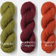 Blue Sky Fibers Woolstok Worsted Yarn 50g 100% Fine Highland Wool Soft Peruvian Wool Yarn with beautiful stitch definition Perfect for sweaters hats scarves colorwork and more