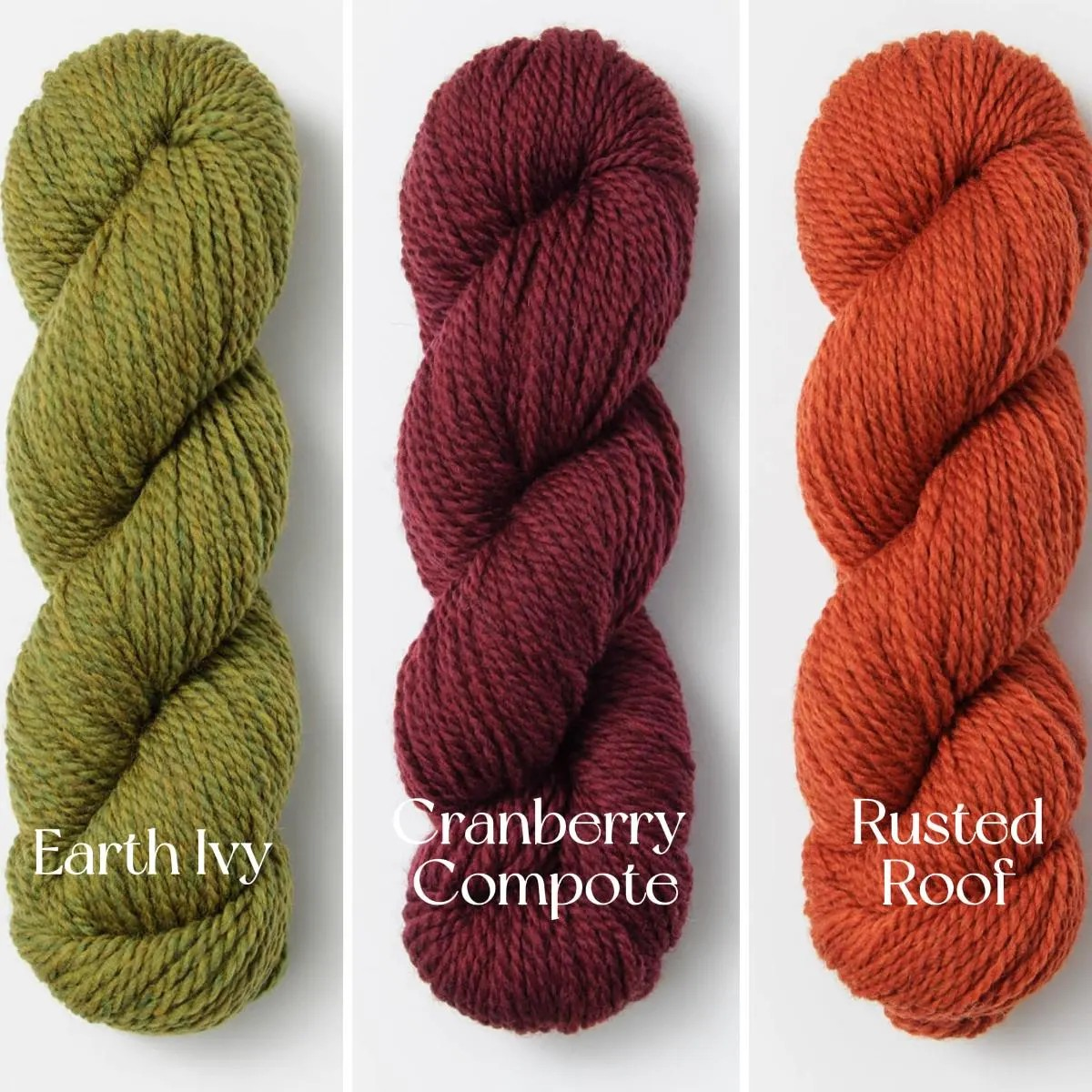 Blue Sky Fibers Woolstok Worsted Yarn 50g 100% Fine Highland Wool Soft Peruvian Wool Yarn with beautiful stitch definition Perfect for sweaters hats scarves colorwork and more