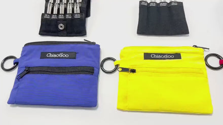 Chiaogoo Mini Knitting Needle Chiaogoo SHORTIE TWIST Red Blue Yellow Mini Knitting Needle Set for Small Circumference Sock Knitting Sleeves Baby Clothes