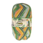 Sock Yarn Opal Yarn Sock 1 Ball = Pair Of Socks Fingering Weight Wool Nylon Blue Green Multicolor Wool Soft Comfy Warm Resistant