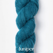 Suri Alpaca Yarn Brushed Suri Alpaca Hand Dyed Alternative Mohair Substitute Blue Sky Prairie Lace Bulky Gift Idea Knit Crochet Yarn 50g