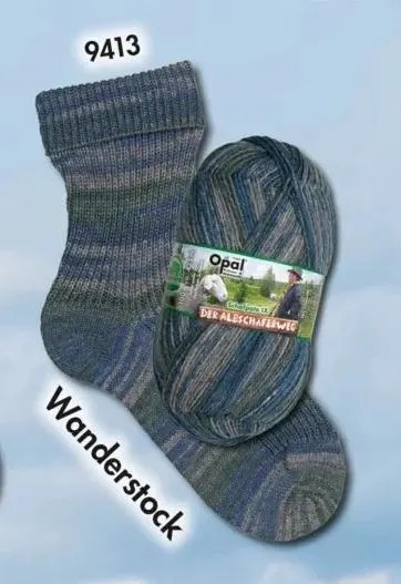 Sock Yarn Opal Collection Durable Quality Yarn Super Wash Wool for Crochet Baby Blanket and Handmade Knits
