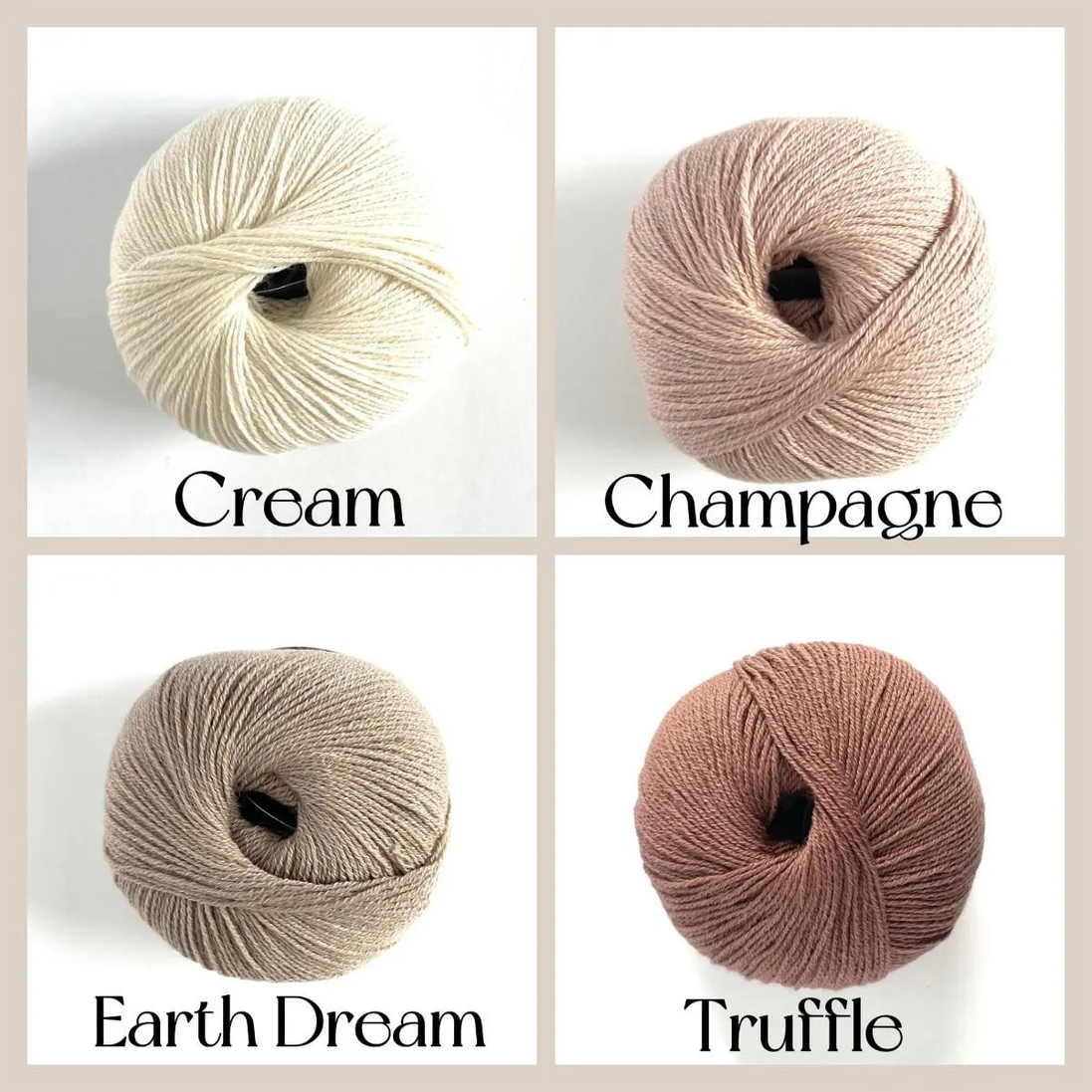 Cottonwool 3 Merino Wool & Organic Cotton by Gepard Super Soft Fingering Weight for Knitting Crochet Tops Cardigan and Baby Garments