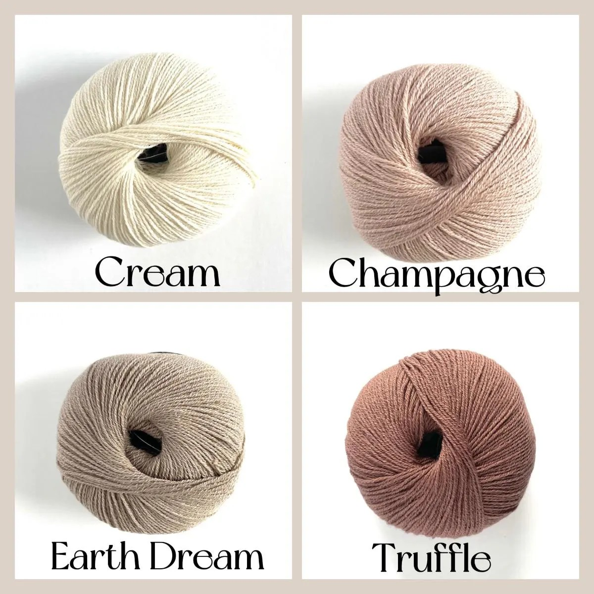 Cottonwool 3 Merino Wool & Organic Cotton by Gepard Super Soft Fingering Weight for Knitting Crochet Tops Cardigan and Baby Garments