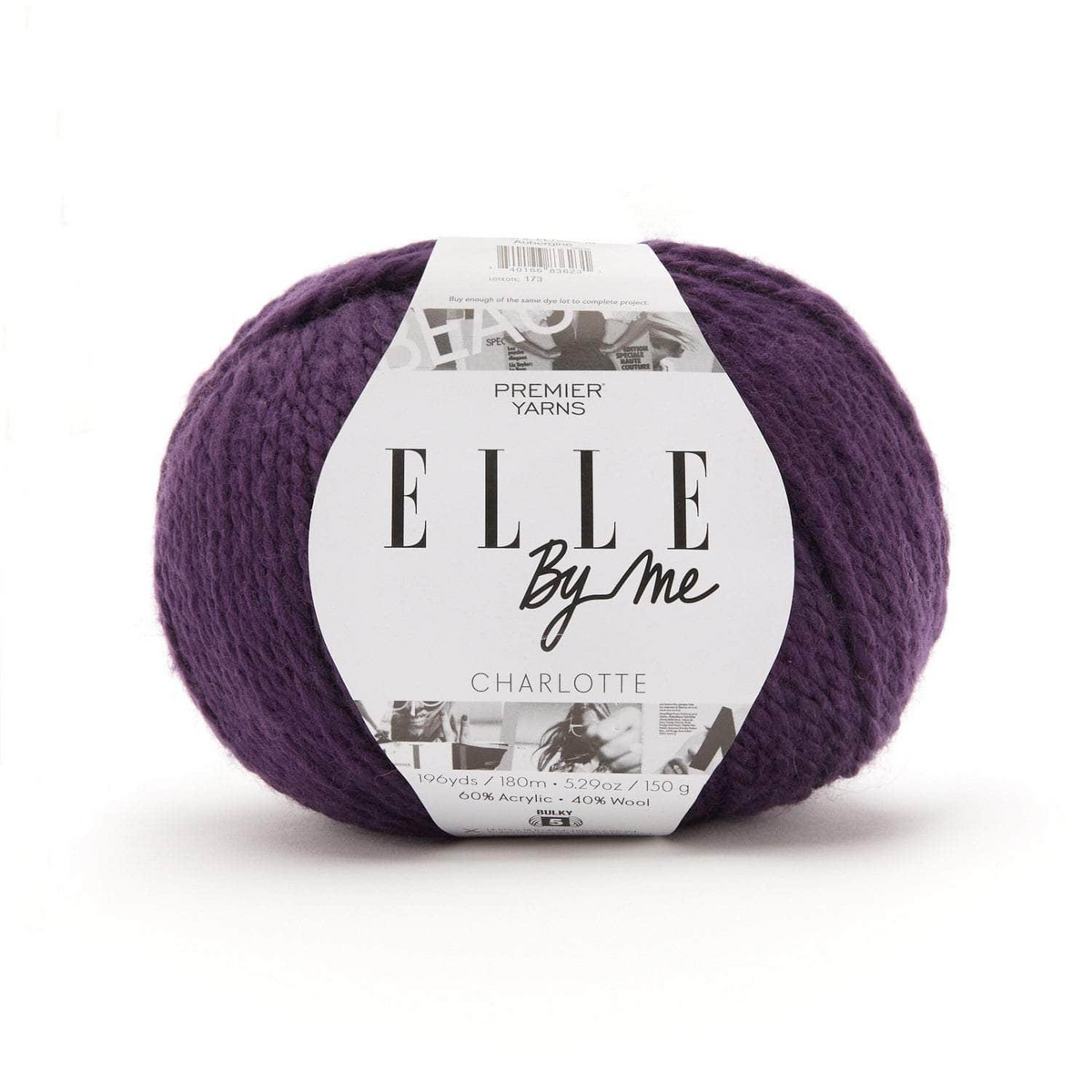 Bulky Yarn Wool Blend Acrylic Perfect for Crochet Blankets Baby Clothes Knitted Hats ELLE by Me Charlotte Premier Beginner Friendly 125g Multicolor 150g Solid