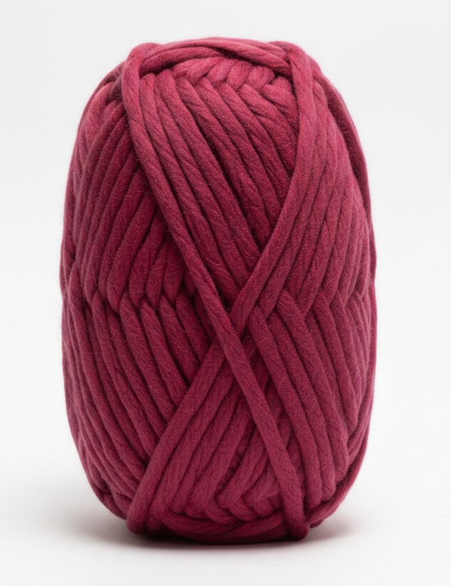 Bulky Weight Yarn 100% Merino Wool Super Bulky Yarn Weight 6 Chunky Natural Wool Yarn for Knitting & Crochet Quick Project Yarn. A skein of chunky merino yarn in a dusty rose or mauve pink color, wrapped with a white and coral paper label that reads 'World of Wool Chubbs Super Chunky 100% Merino Yarn'.