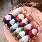 Merino Wool Fingering Yarn by Lise Tailor Autumn Color Knitting Soft Yarn Sensitive Skin Baby Sweater Shawls Hats Scarfs Cowls Mittens Superwash Merino Yarn Made in France