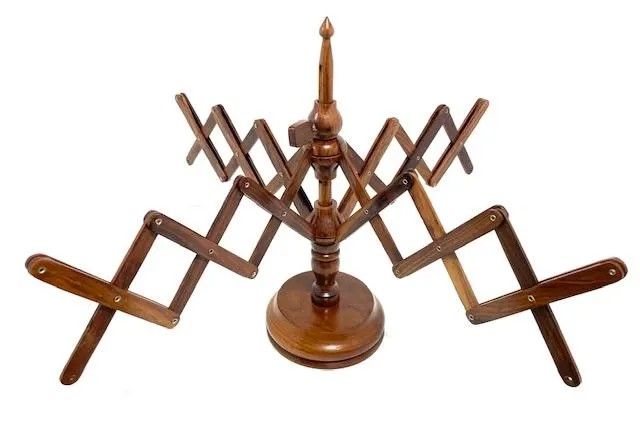 Table Umbrella Swift Artisan Craft High Quality Handmade Table Swift Yarn Winding Solid Wood Handcrafted Indian Swif Maker Knitter Crocheter