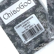 Chiaogoo Adapter Knitting Cable Connector Size Small Large Joiner End Cap Cable End Stopper Interchangeable Adapter Pack Tool Accessory Set